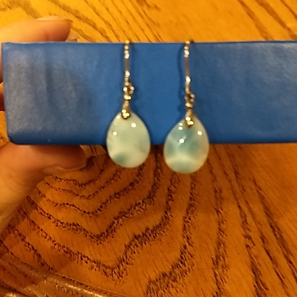 Marahlago Larimar Earrings - Picture 4 of 4